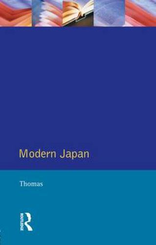 Cover image for Modern Japan: A Social History Since 1868