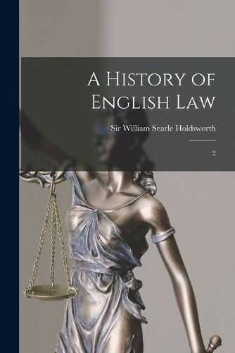 Cover image for A History of English Law