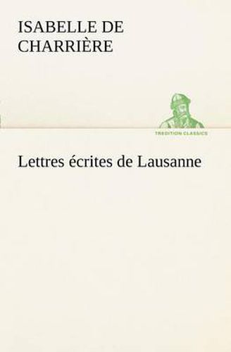 Cover image for Lettres ecrites de Lausanne