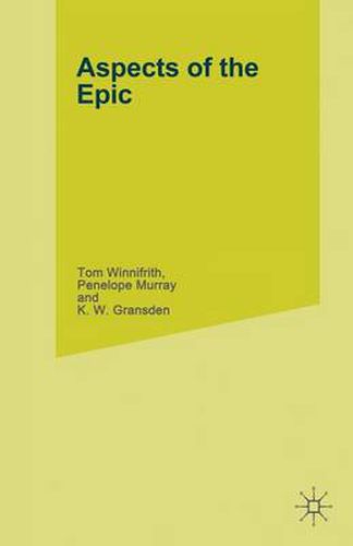 Cover image for Aspects of the Epic