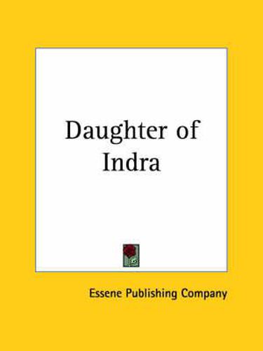 Cover image for Daughter of Indra (1925)