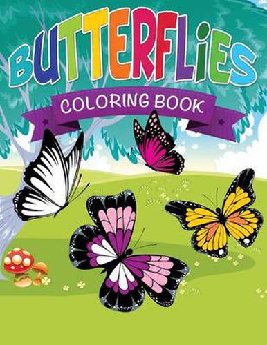 Cover image for Butterflies Coloring Book