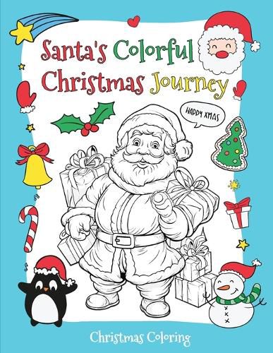 Cover image for Santa's Colorful Christmas Journey