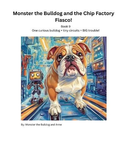 Cover image for Book 9 - Monster the Bulldog and the Chip Factory Fiasco!