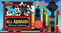 Cover image for Disney All Aboard! Mickey's Railway (An Abrams Extend a Book)