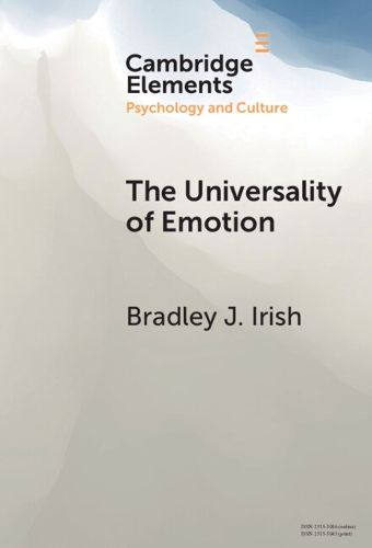 Cover image for The Universality of Emotion