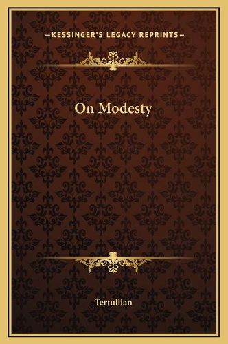 On Modesty