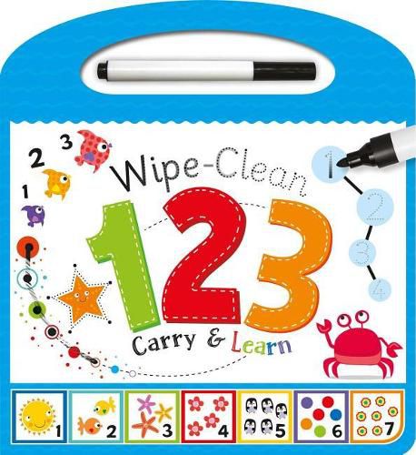Cover image for Wipe Clean Carry & Learn: 123: Early Learning for 3+ Year-Olds