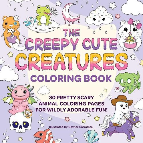 Cover image for The Creepy Cute Creatures Coloring Book