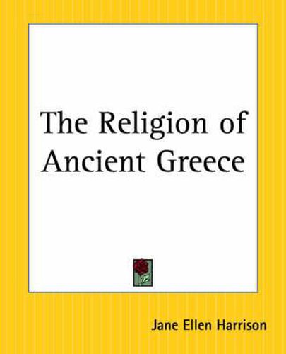 Cover image for The Religion of Ancient Greece