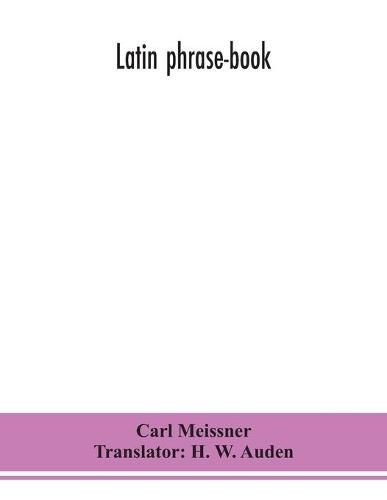 Cover image for Latin phrase-book