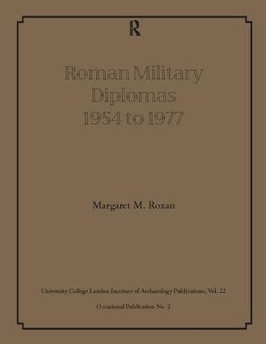 Cover image for Roman Military Diplomas 1954-1977