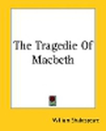 Cover image for The Tragedie Of Macbeth
