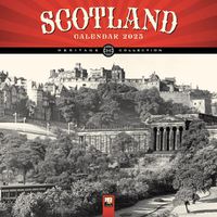 Cover image for Scotland Heritage Wall Calendar 2025 (Art Calendar)