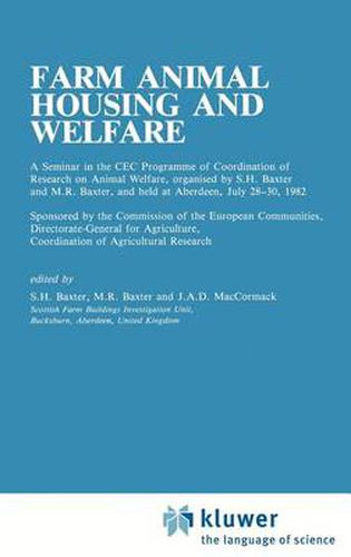 Cover image for Farm Animal Housing and Welfare