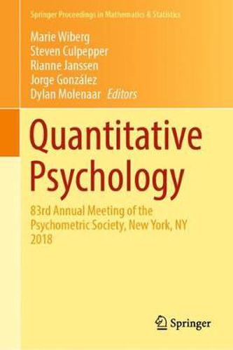 Cover image for Quantitative Psychology: 83rd Annual Meeting of the Psychometric Society,  New York, NY 2018