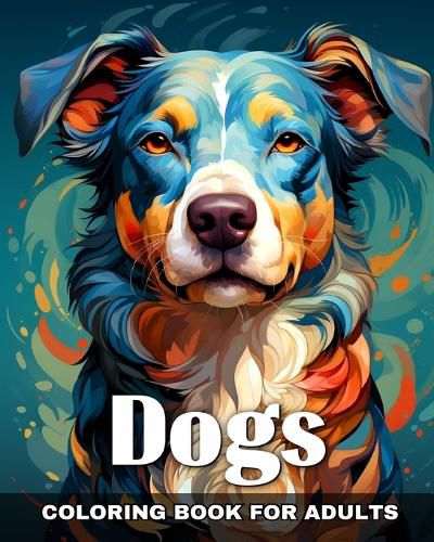 Cover image for Dogs Coloring Book for Adults