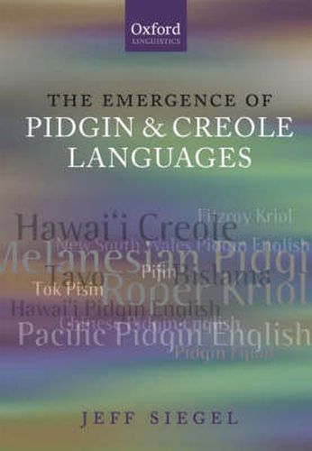 Cover image for The Emergence of Pidgin and Creole Languages