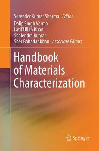 Cover image for Handbook of Materials Characterization