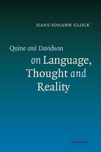 Cover image for Quine and Davidson on Language, Thought and Reality