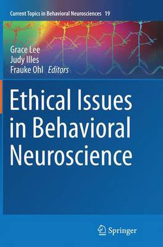 Cover image for Ethical Issues in Behavioral Neuroscience