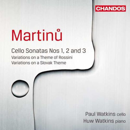 Cover image for Martinu Cello Sonatas 1 2 3 Variations On A Theme Of Rossini