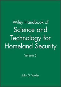 Cover image for Wiley Handbook of Science and Technology for Homeland Security