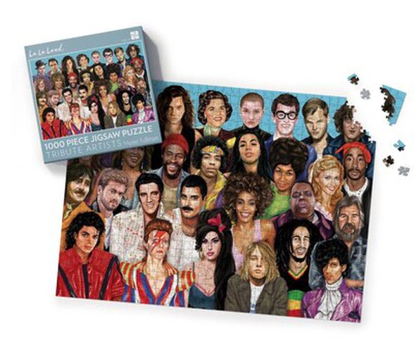 Cover image for Tribute Artists Puzzle 1000 pieces - Music Edition