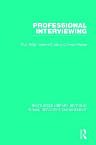 Cover image for Professional Interviewing