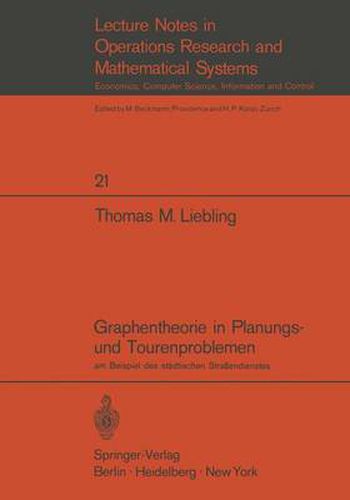 Cover image for Graphentheorie in Planungs- und Tourenproblemen