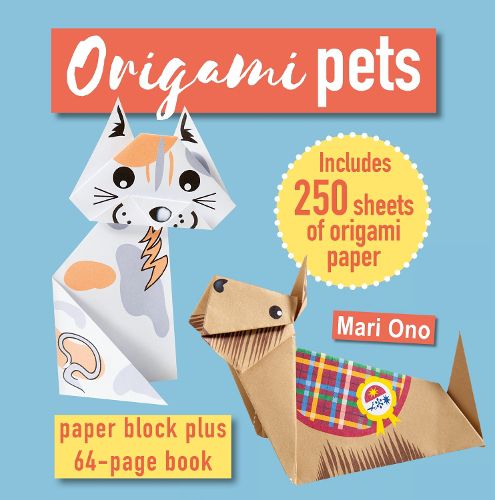 Origami Pets: Paper Block Plus 64-Page Book