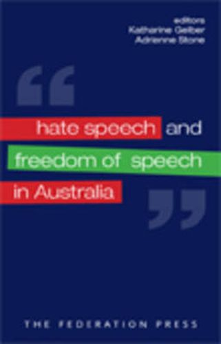 Cover image for Hate Speech and Freedom of Speech in Australia