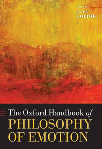 Cover image for The Oxford Handbook of Philosophy of Emotion