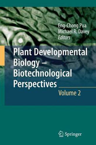 Cover image for Plant Developmental Biology - Biotechnological Perspectives: Volume 2