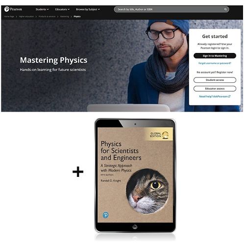 Cover image for Physics for Scientists and Engineers: A Strategic Approach with Modern Physics, Global Edition -- Modified Mastering Physics with Pearson eText