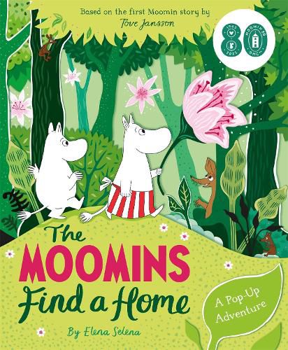 Cover image for The Moomins Find a Home: A Pop-Up Adventure