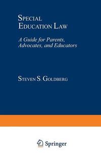 Cover image for Special Education Law: A Guide for Parents, Advocates, and Educators