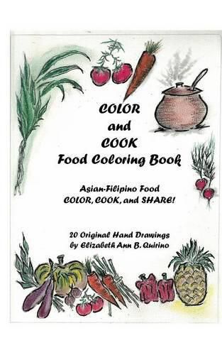 Cover image for COLOR and COOK Food Coloring Book