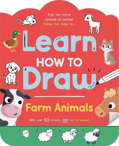 Cover image for Learn How to Draw: Farm Animals