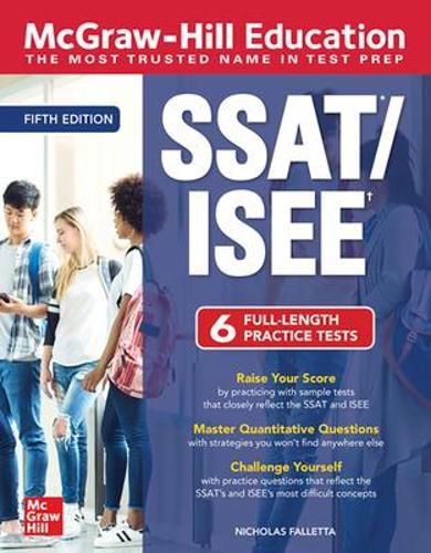 Cover image for McGraw-Hill Education SSAT/ISEE, Fifth Edition