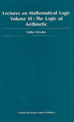 Cover image for Logic of Arithmetic