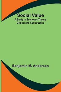 Cover image for Social Value