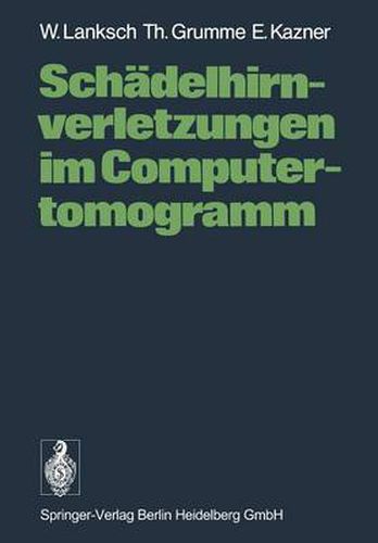 Cover image for Schadelhirnverletzungen im Computertomogramm