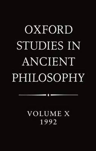 Cover image for Oxford Studies in Ancient Philosophy