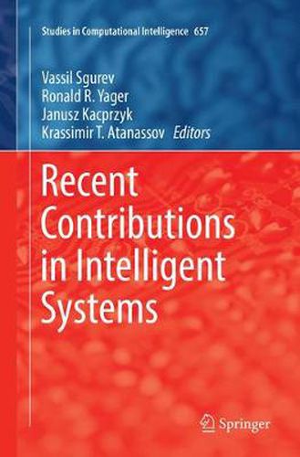 Cover image for Recent Contributions in Intelligent Systems