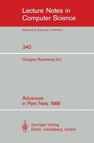 Cover image for Advances in Petri Nets 1988