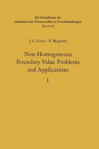 Cover image for Non-Homogeneous Boundary Value Problems and Applications: Vol. 1