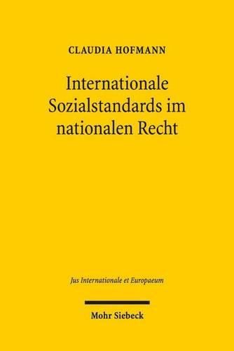 Cover image for Internationale Sozialstandards im nationalen Recht: Eine Untersuchung am Beispiel des Systems sozialer Sicherheit in Sudafrika