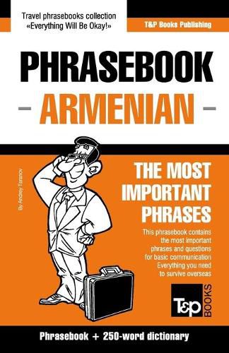 Cover image for English-Armenian phrasebook and 250-word mini dictionary