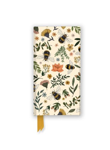 Cover image for Jade Mosinski: Garden Bees (Foiled Slimline Journal)